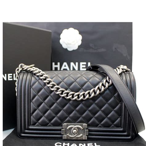 boy chanel bag black|BOY CHANEL .